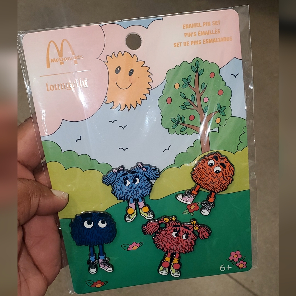 Loungefly McDonalds Fry Gang Pin Set